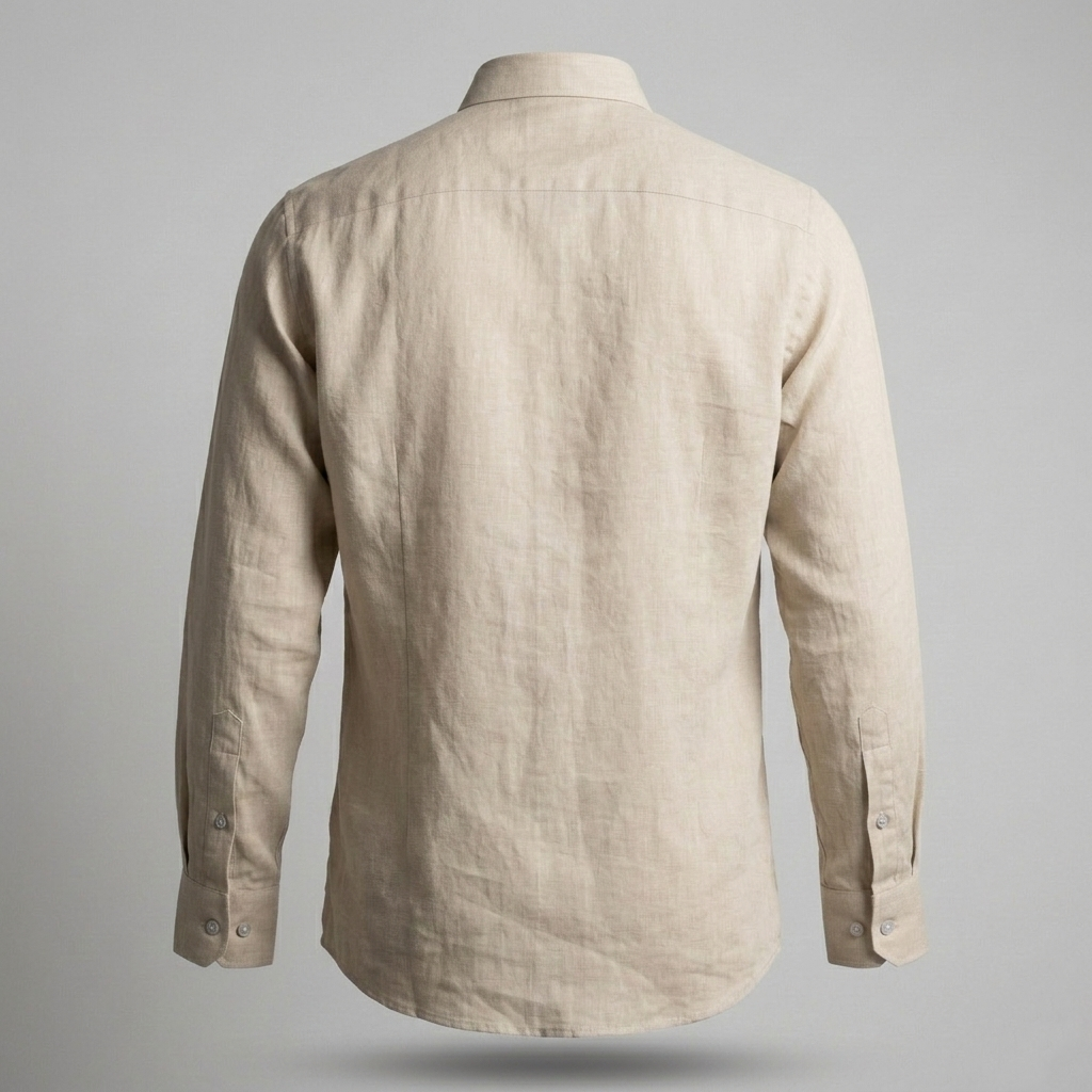 Beige Linen Shirt
