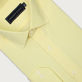 Pastel Yellow Formal Shirt