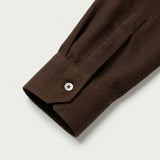 Chocolate Brown Linen Shirt