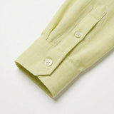 Butter Yellow Linen Shirt
