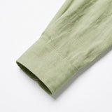Olive Green Linen Shirt