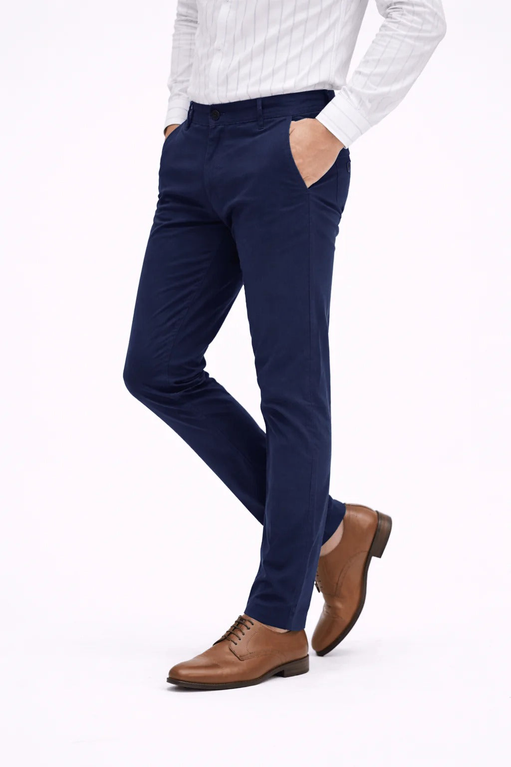 Navy Blue Smart Fit Chino