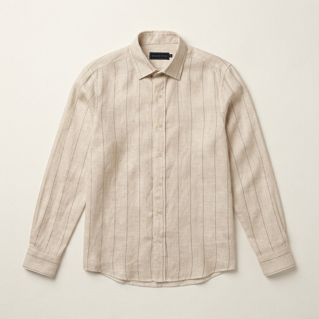 Pinstripe Linen Shirt