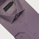 Purple Twill Formal Shirt