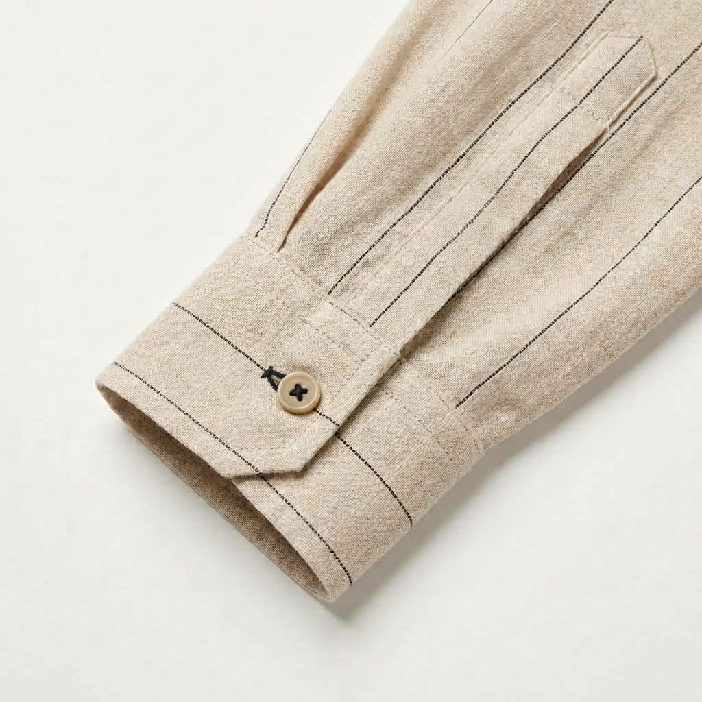 Pinstripe Linen Shirt