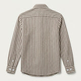 Brown Stripe Linen Shirt