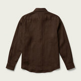 Chocolate Brown Linen Shirt