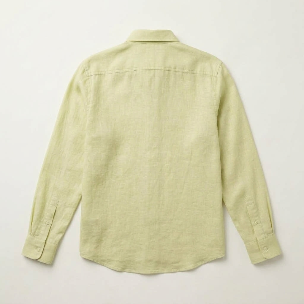 Butter Yellow Linen Shirt