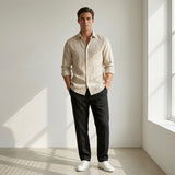 Pinstripe Linen Shirt