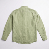 Olive Green Linen Shirt