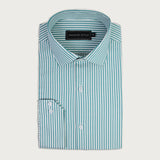 Aqua Green Stripe Shirt