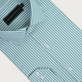 Aqua Green Stripe Shirt