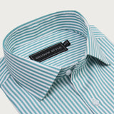 Aqua Green Stripe Shirt