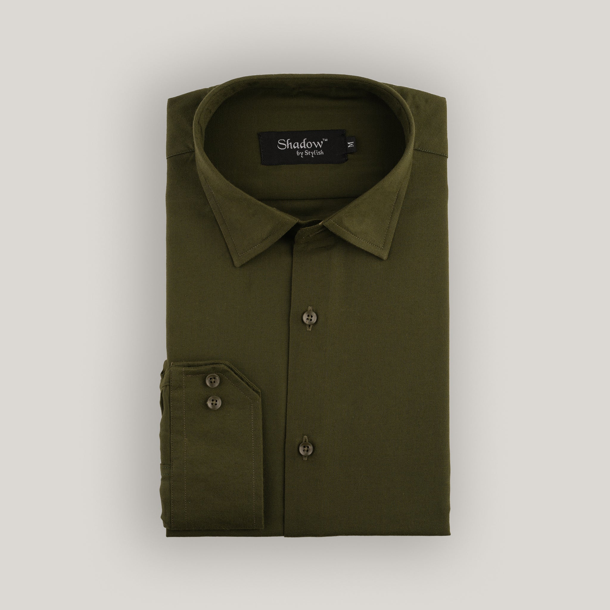 Olive Green Oxford Shirt