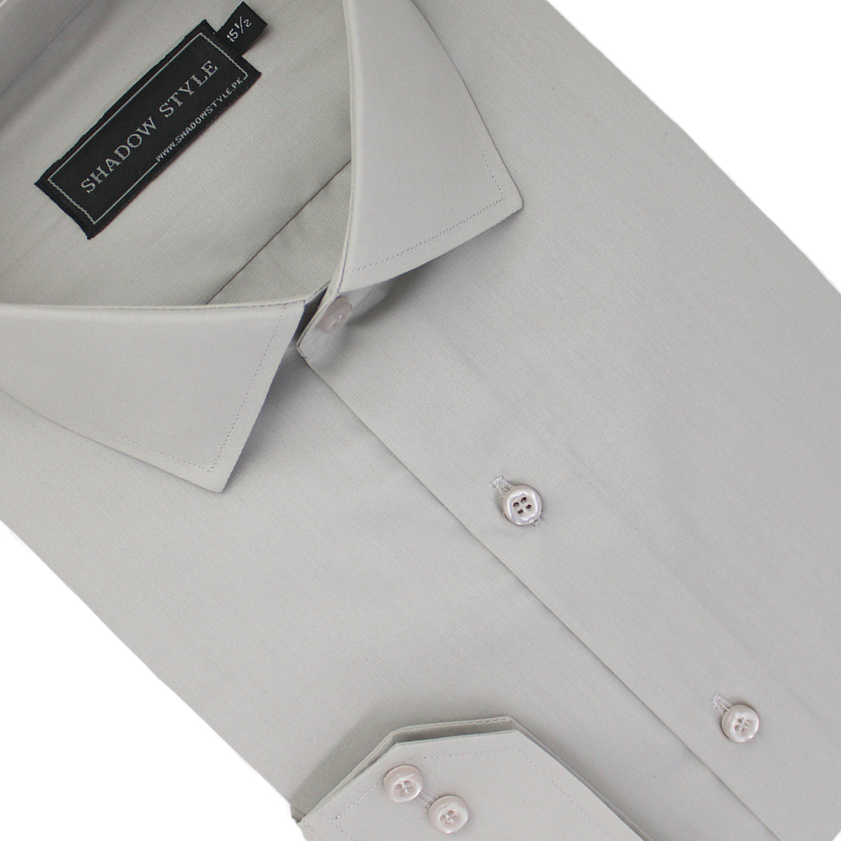 Ash Grey Formal Shirt