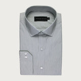 Black & Green Pinstripe Shirt