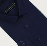 Navy Blue Formal Shirt