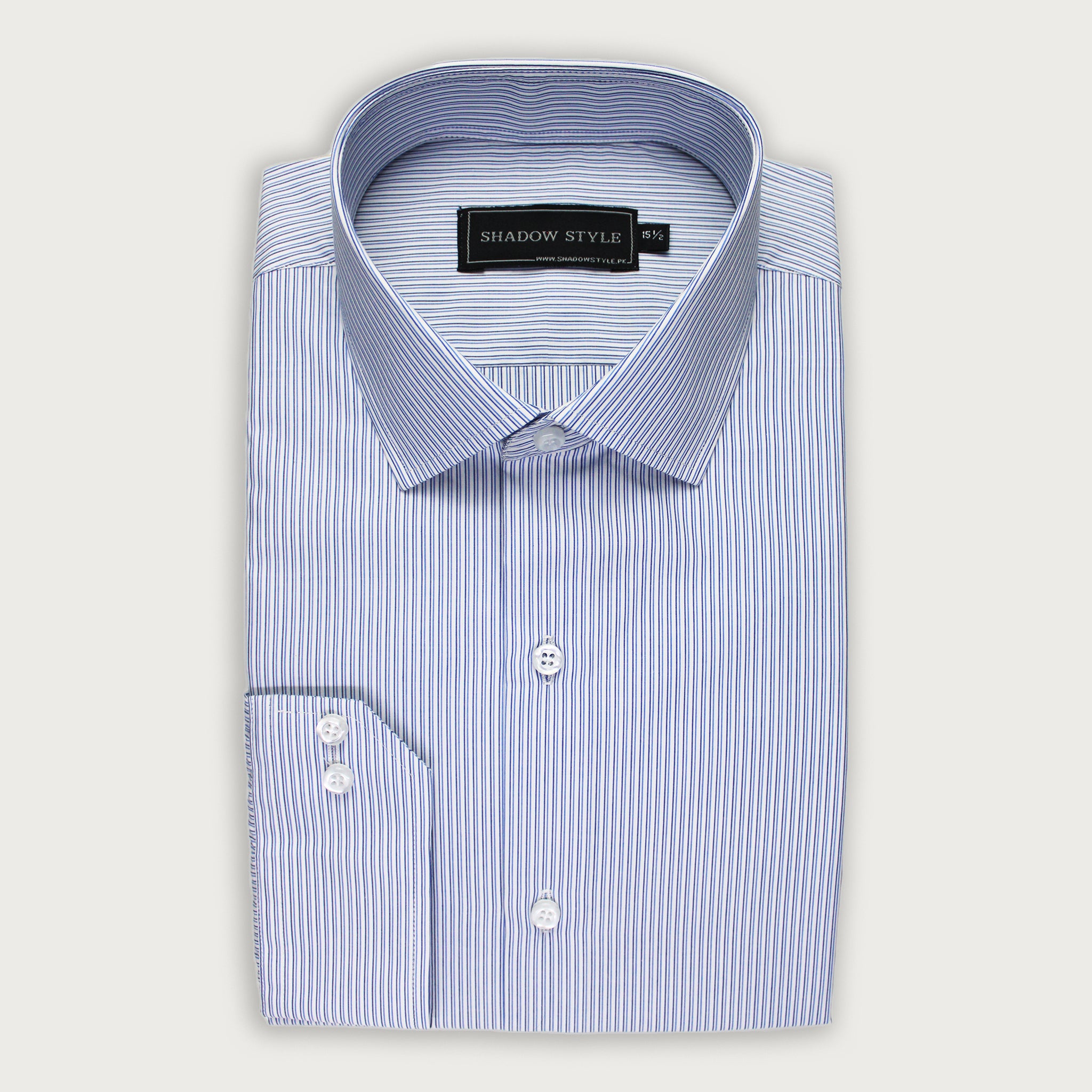 Black & Blue Pinstripe Shirt Shadowstyle Black & Blue Pinstripe Shirt Shadowstyle