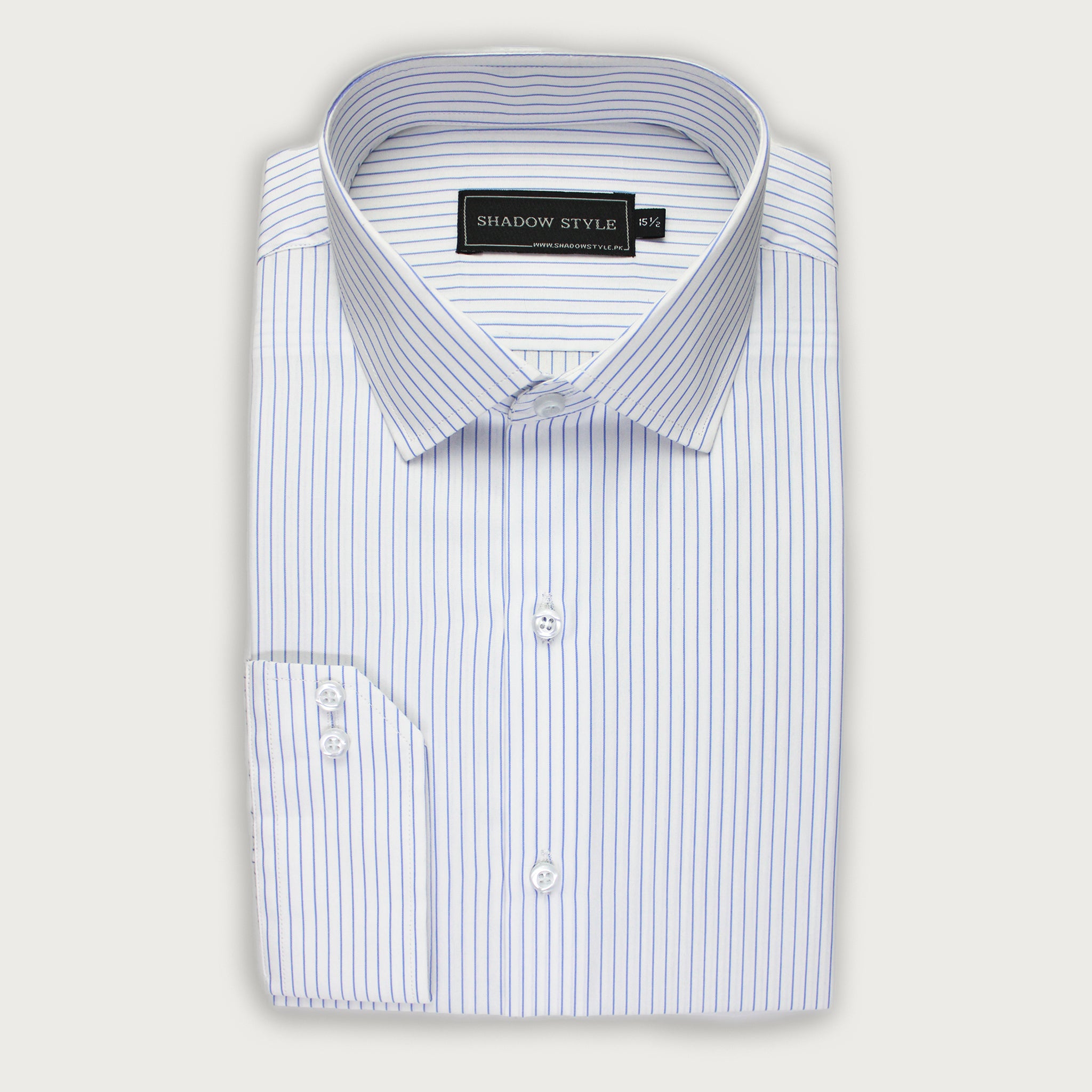 Blue Pinstripe Shirt


