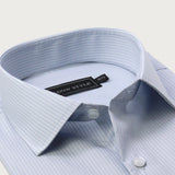 Light Grey & White Stripe Shirt