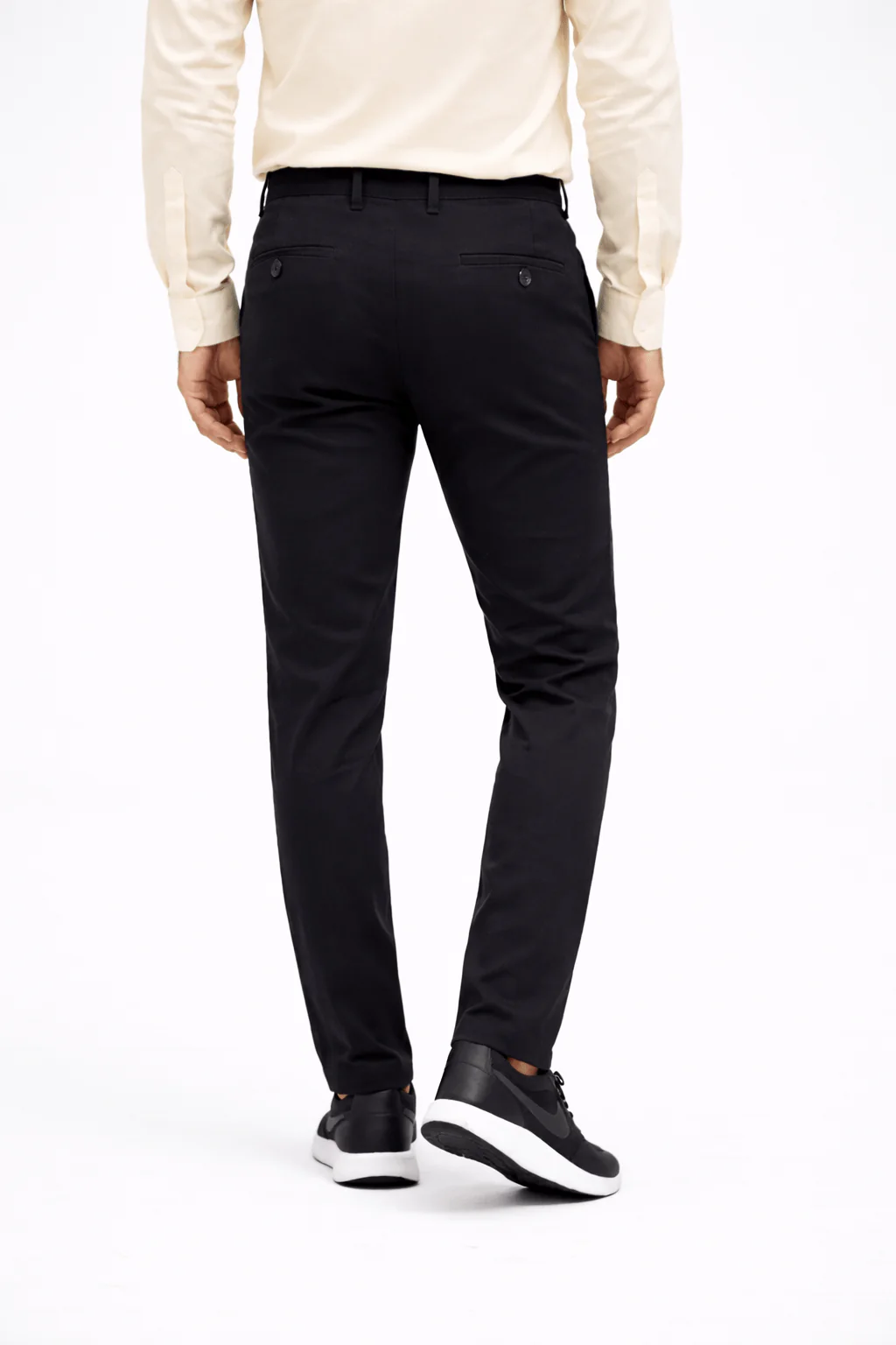 Black Smart Fit Chino