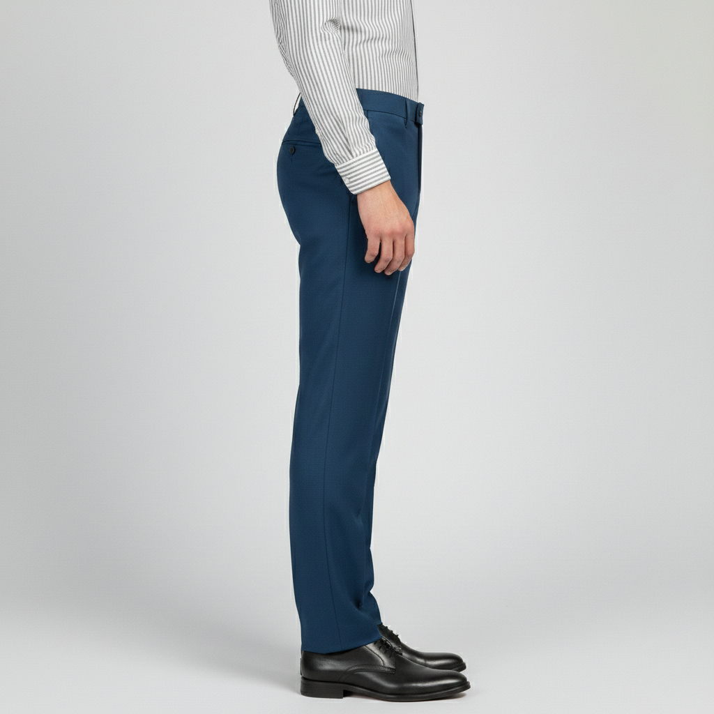Petrol Blue Dress Pant