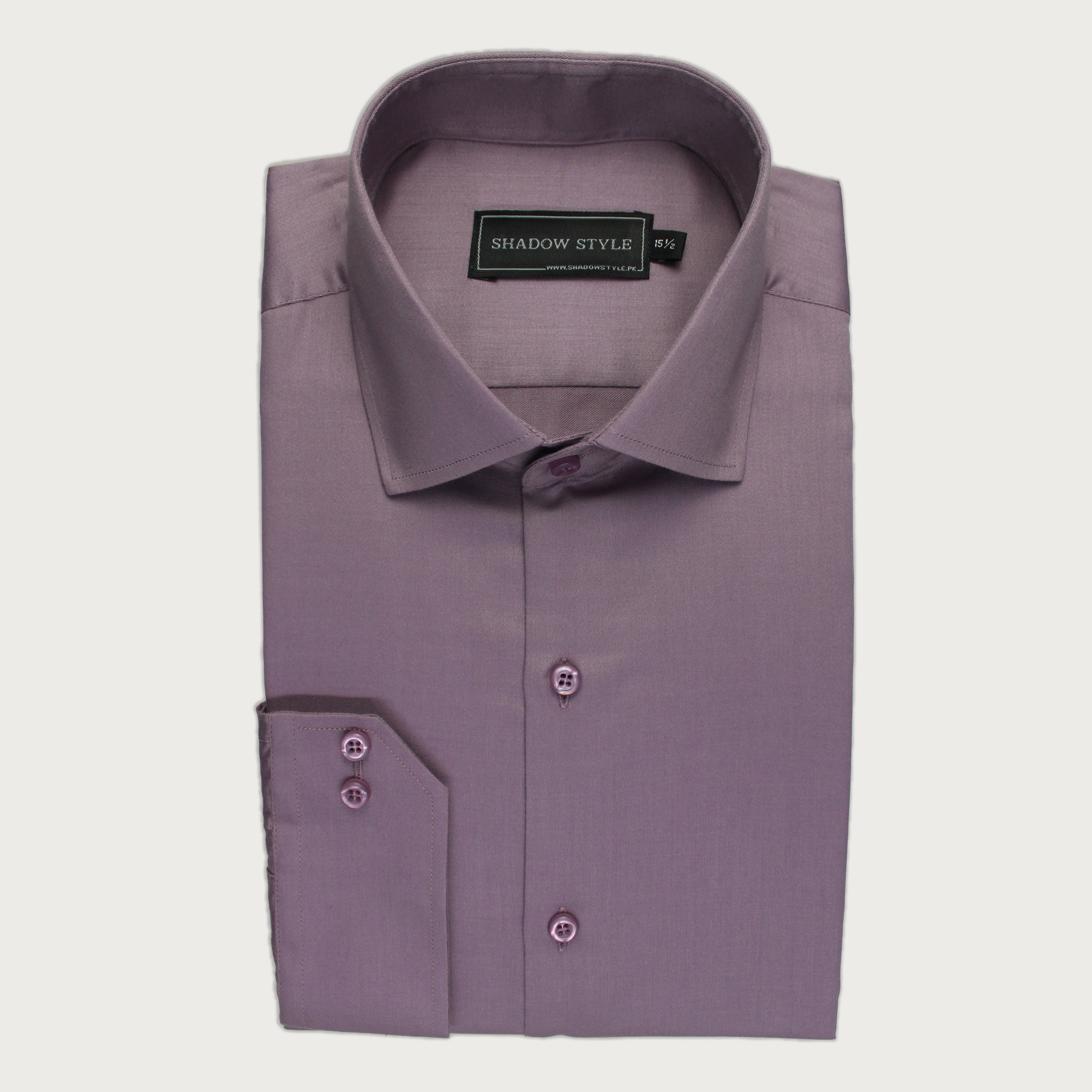 Purple Twill Formal Shirt