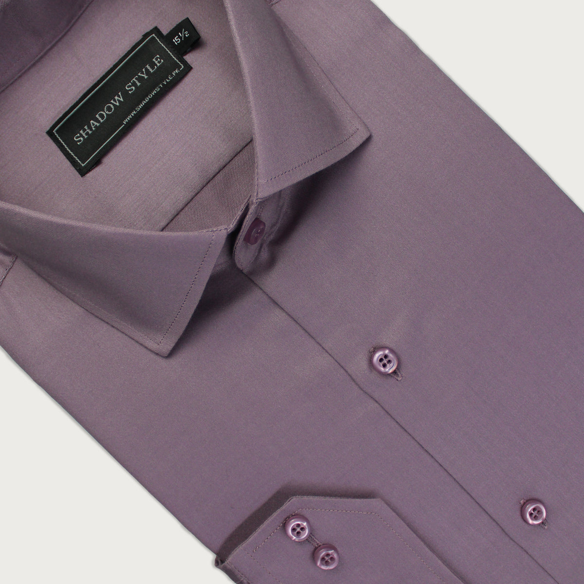 Purple Twill Formal Shirt