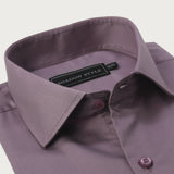 Purple Twill Formal Shirt
