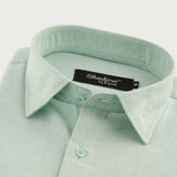 Sea Green Oxford Shirt (Slim Fit)