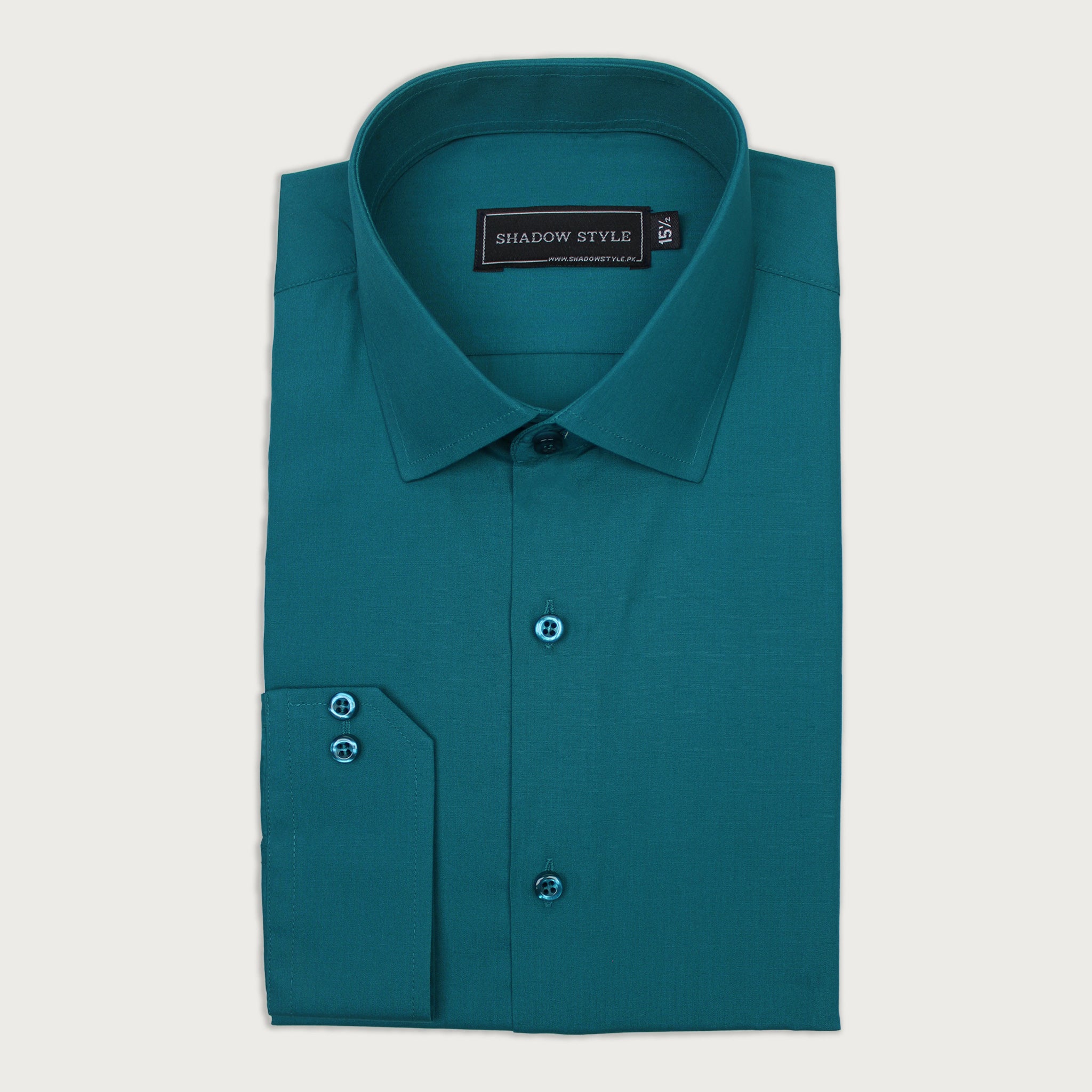 Teal Green Formal Shirt