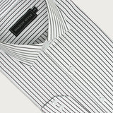 White & Black Stripe Shirt